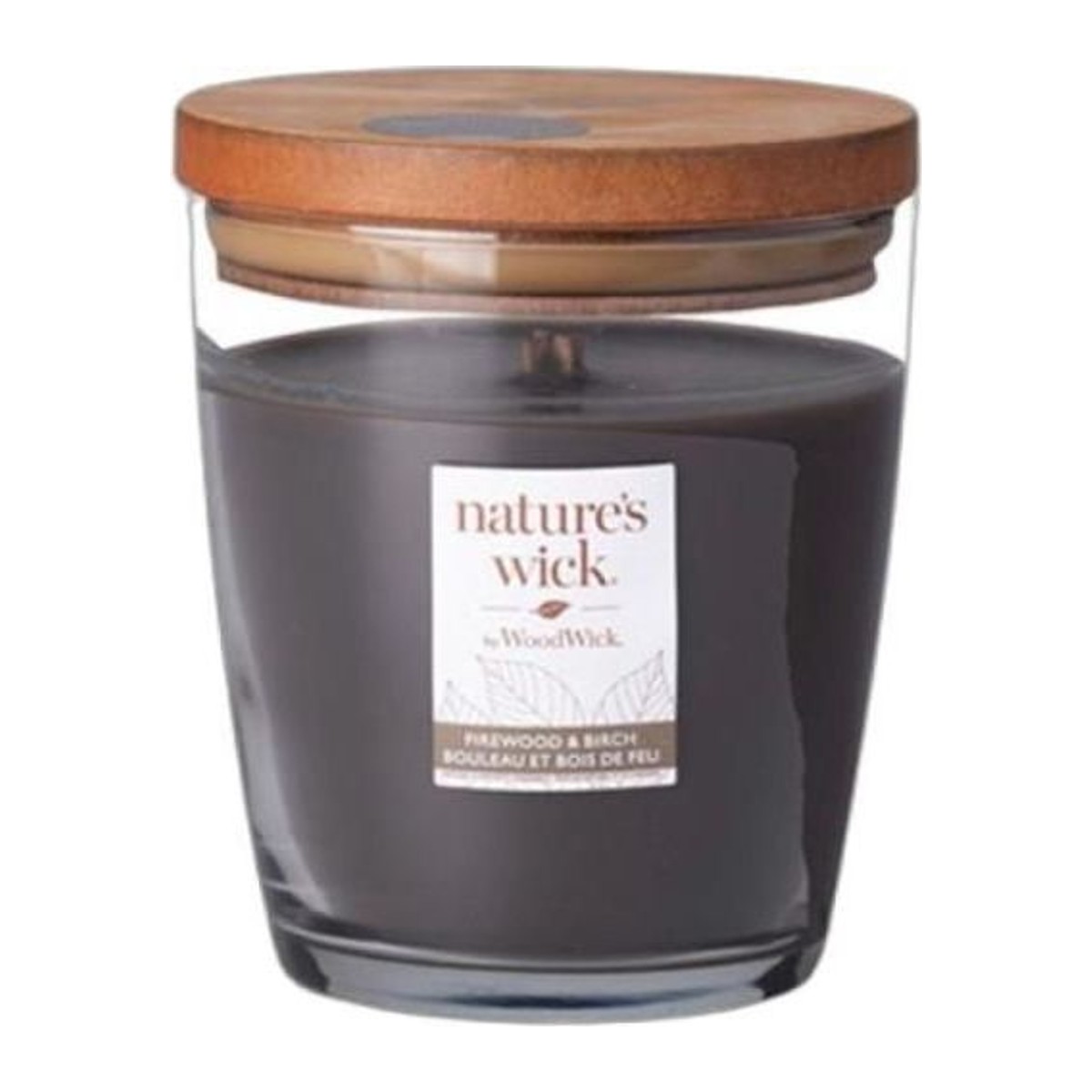 Nature's Wick by WoodWick Wood Wick Tumbler svíčka Firewood & Birch střední