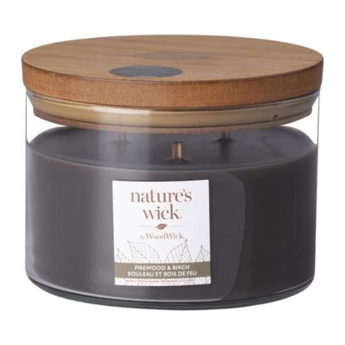 Nature's Wick by WoodWick Wood Wick Tumbler svíčka Firewood & Birch velký 3 knoty