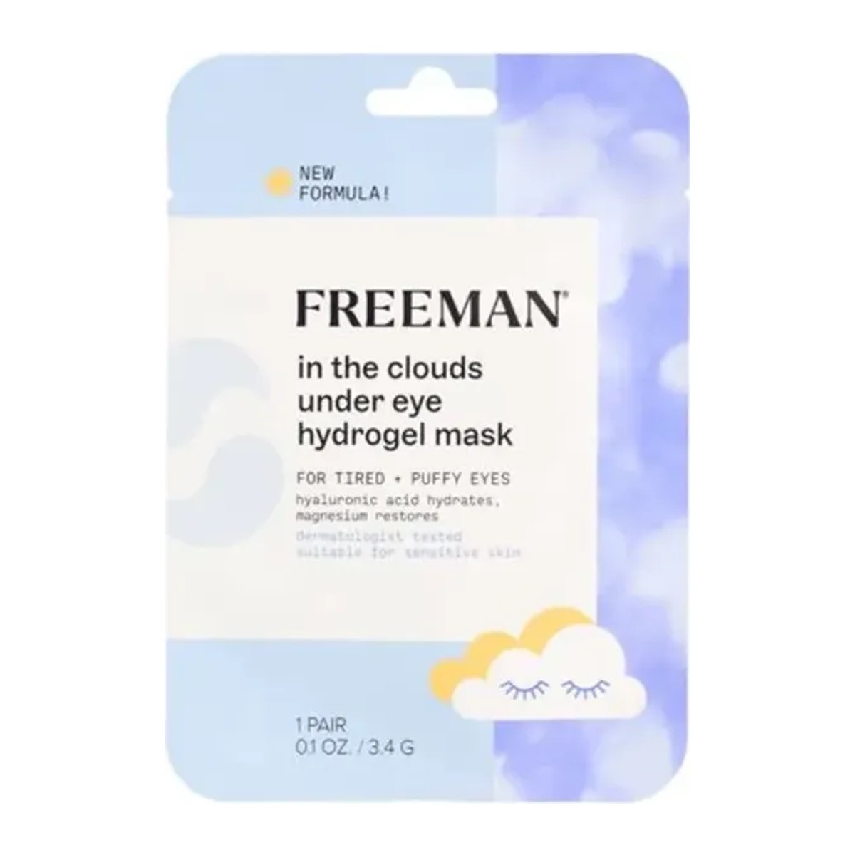 FREEMAN oční hydrogelová maska 1 pár 3,4g NEW
