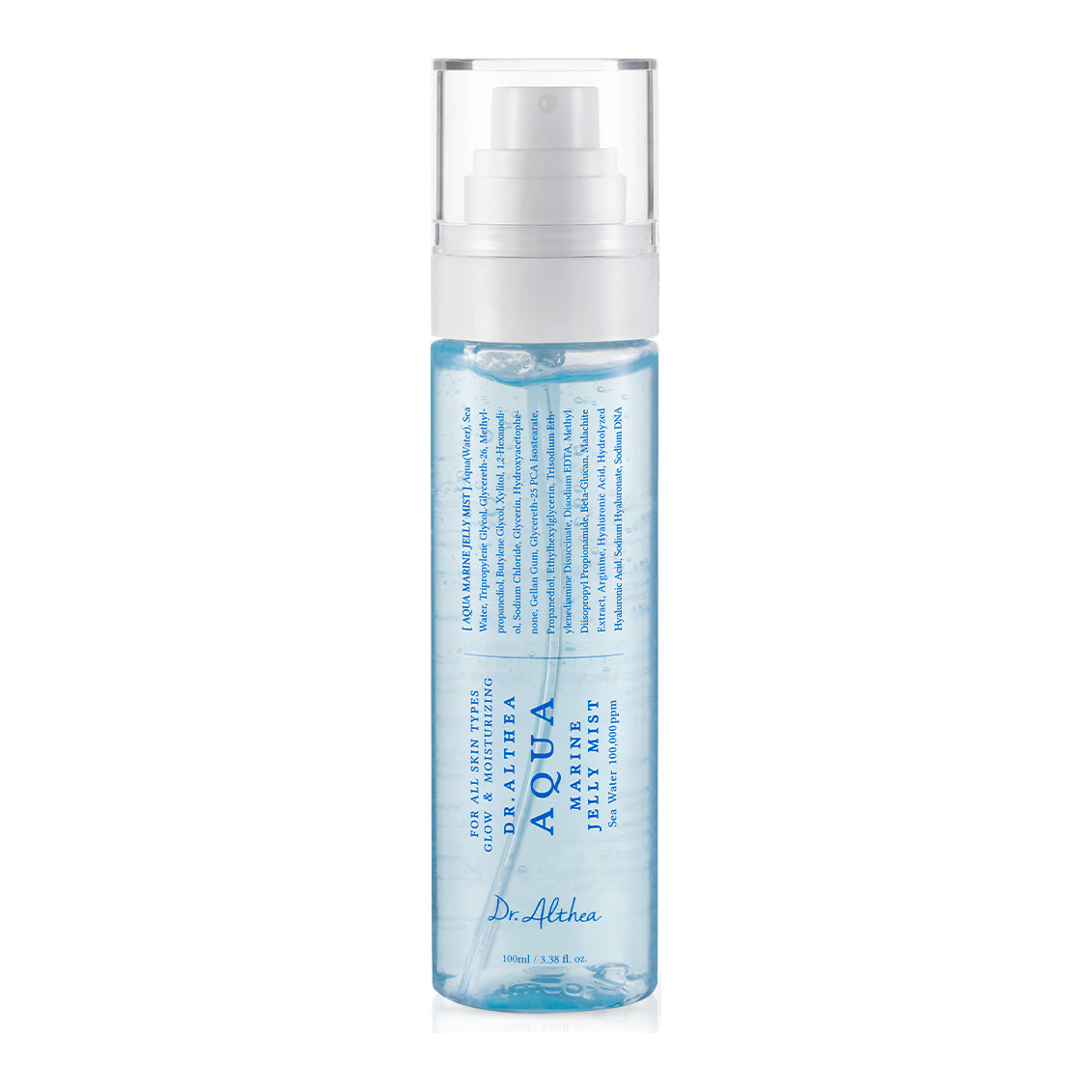 Dr. Althea Aqua Marine Jelly Mist – Hydratační mlha na obličej – 100 ml (poškozený obal)