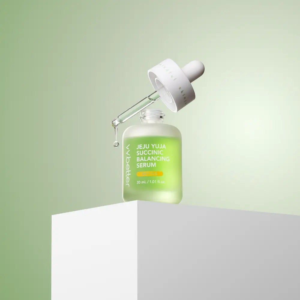 VVBETTER Jeju Yuja Succinic Balancing Serum – Vyvažující sérum pro mastnou pleť – 30 ml (poškozený obal)