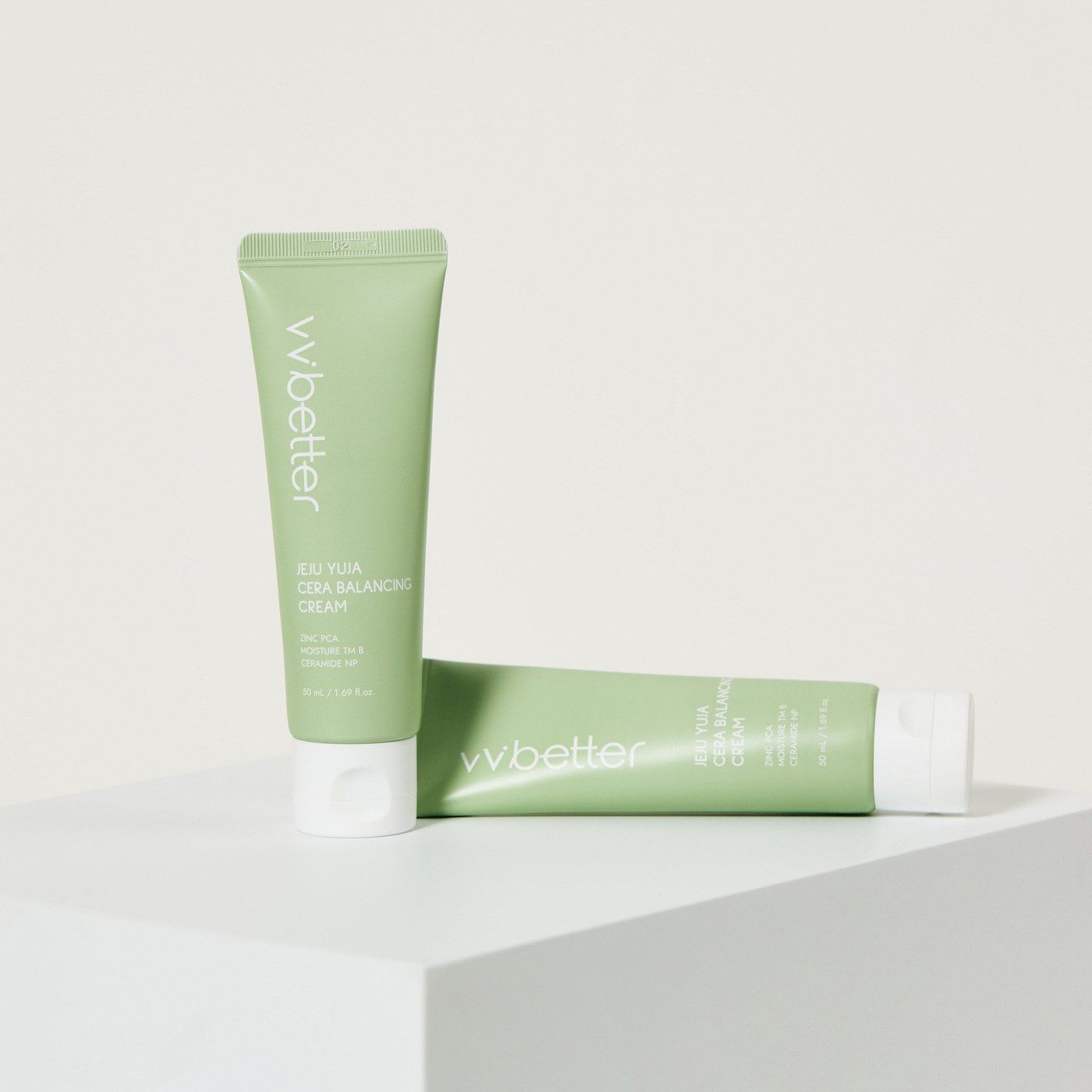 VVBETTER Jeju Yuja Cera Balancing Cream – Vyvažující gelový krém s ceramidy – 50 ml (poškozený obal)