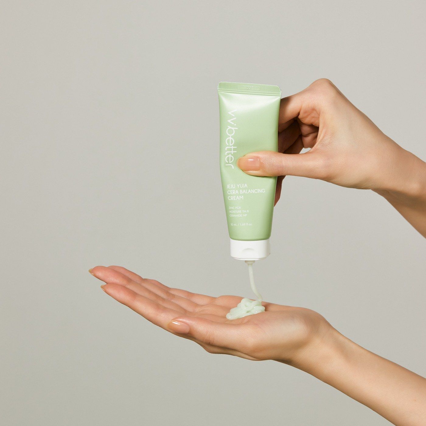 VVBETTER Jeju Yuja Cera Balancing Cream – Vyvažující gelový krém s ceramidy – 50 ml (poškozený obal)