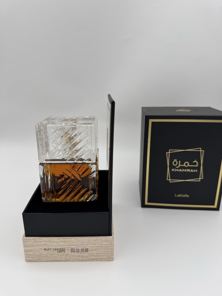 Lattafa Khamrah Eau De Parfum - otevřená, 98% plná 100 ml (unisex)