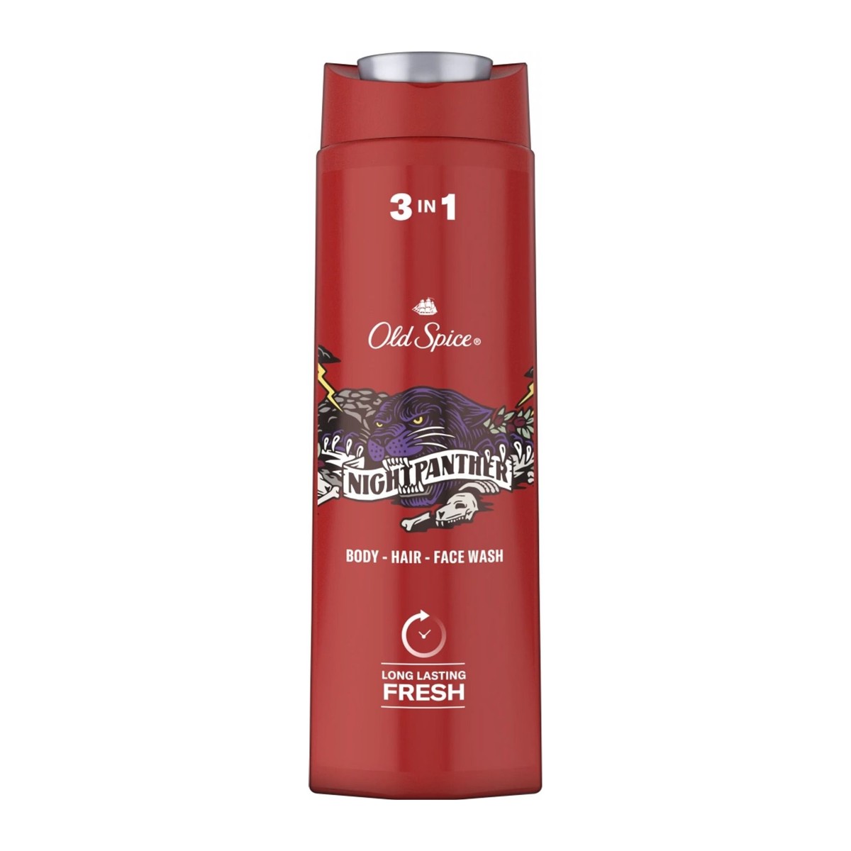 Old Spice Night Panther sprchový gel a šampon 3v1 pro muže 400 ml