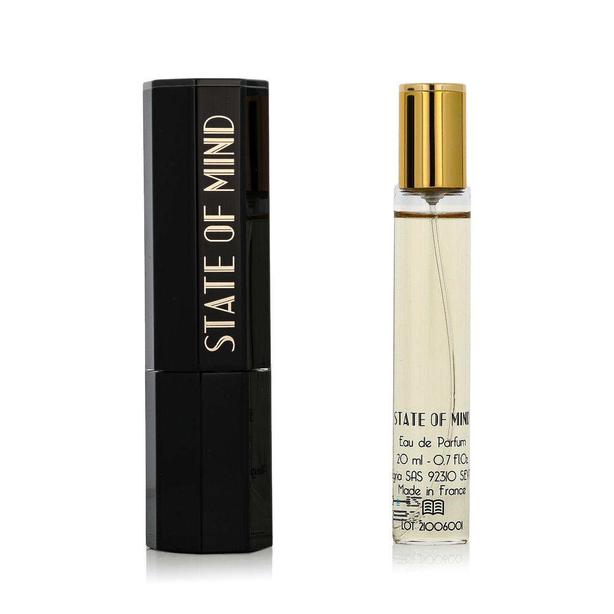 State of Mind Natural Elegance EDP Refill 2 x 20 ml + Perfume case (unisex)