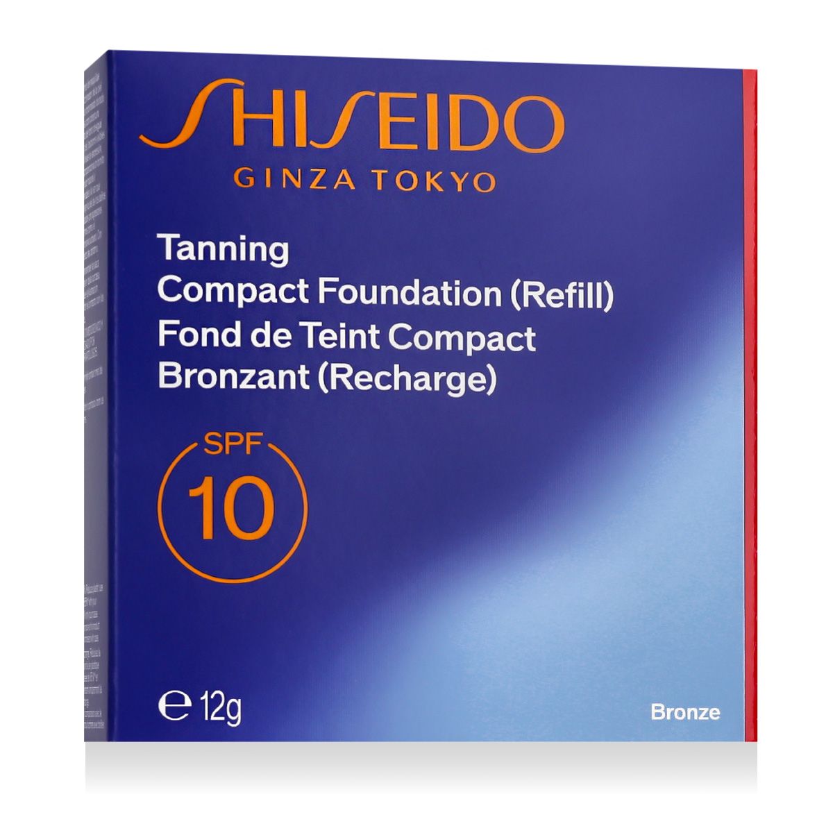 Shiseido Tanning Compact Foundation SPF 10 Refill (Bronze) 12 g