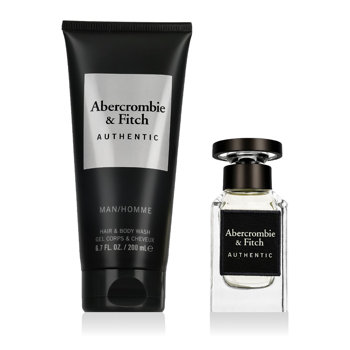 Abercrombie & Fitch Authentic Man EDT 50 ml + SG for Body & Hair 200 ml (man)