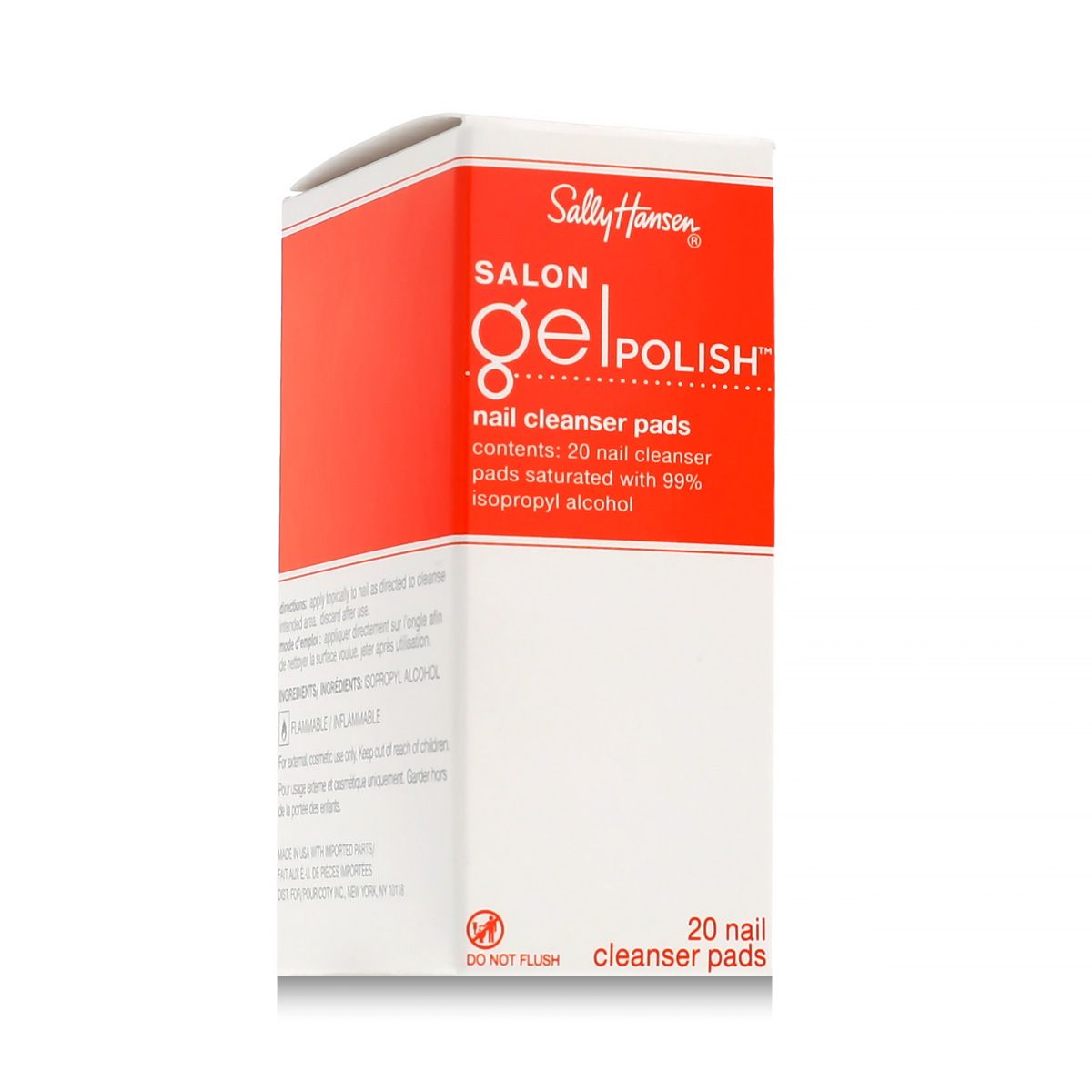 Sally Hansen Salon Gel Polish Nail Cleanser Pads 20 pcs