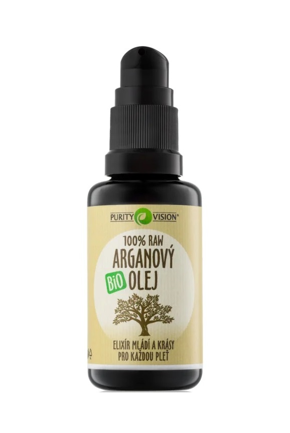 Purity Vision Raw Bio Arganový olej 100% raw argan oil 30 ml