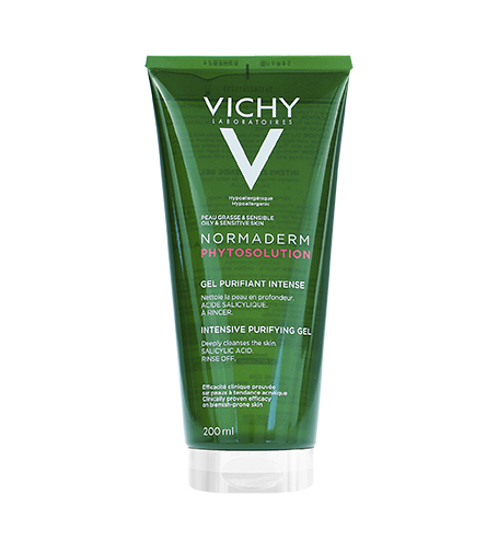 Vichy Normaderm Phytosolution deep cleansing gel against acne skin imperfections 200 ml
