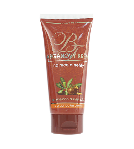 Body Tip Argan nourishing and rejuvenating cream for hands and nails with organic argan oil 100 ml