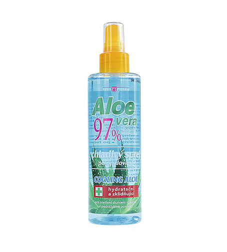 Vivapharm Aloe Vera 97% chladivý sprej po opalování 200 ml