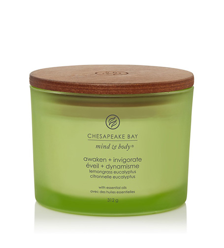 Chesapeake Bay Awaken + Invigorate vonná svíčka se 3 knoty 312 g
