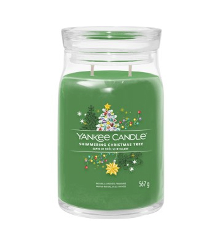 Yankee Candle Shimmering Christmas Tree signature svíčka velká 567 g