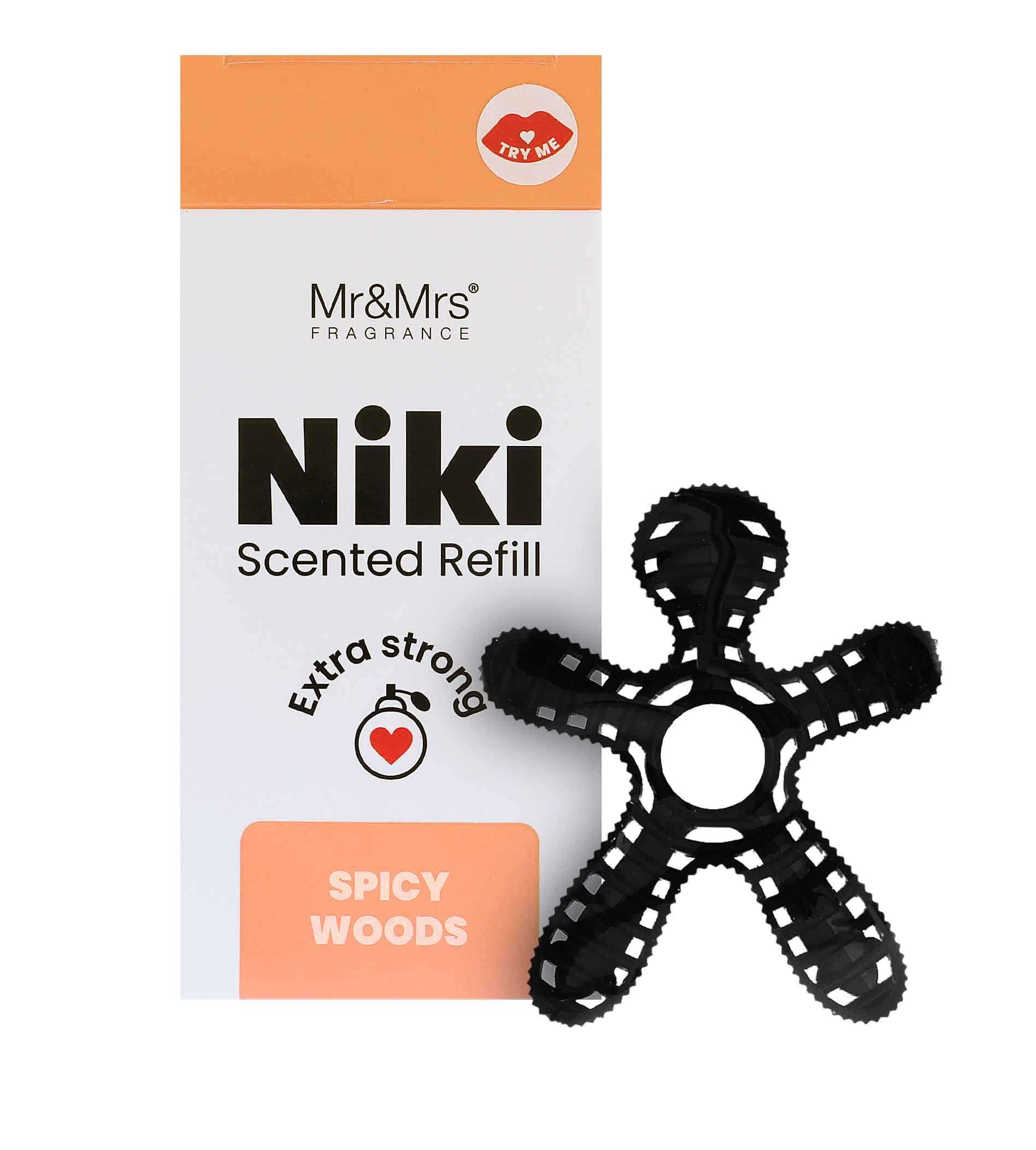 Mr&Mrs Fragrance Niki Spicy Woods Car Air Freshener Refill