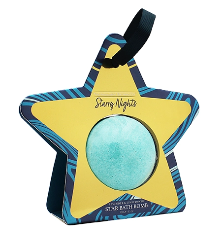 The Indulgent Bathing Co. Starry Nights Star Bath Bomb 100g