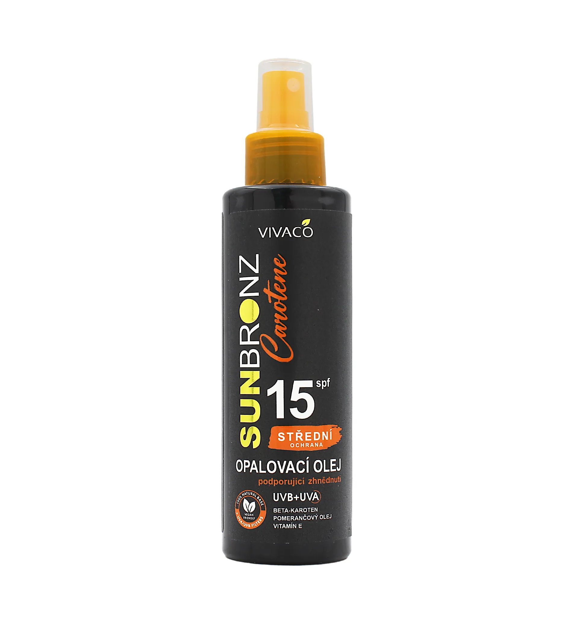 Vivaco Sun Bronz Carotene Sunbathing Oil SPF15 150ml