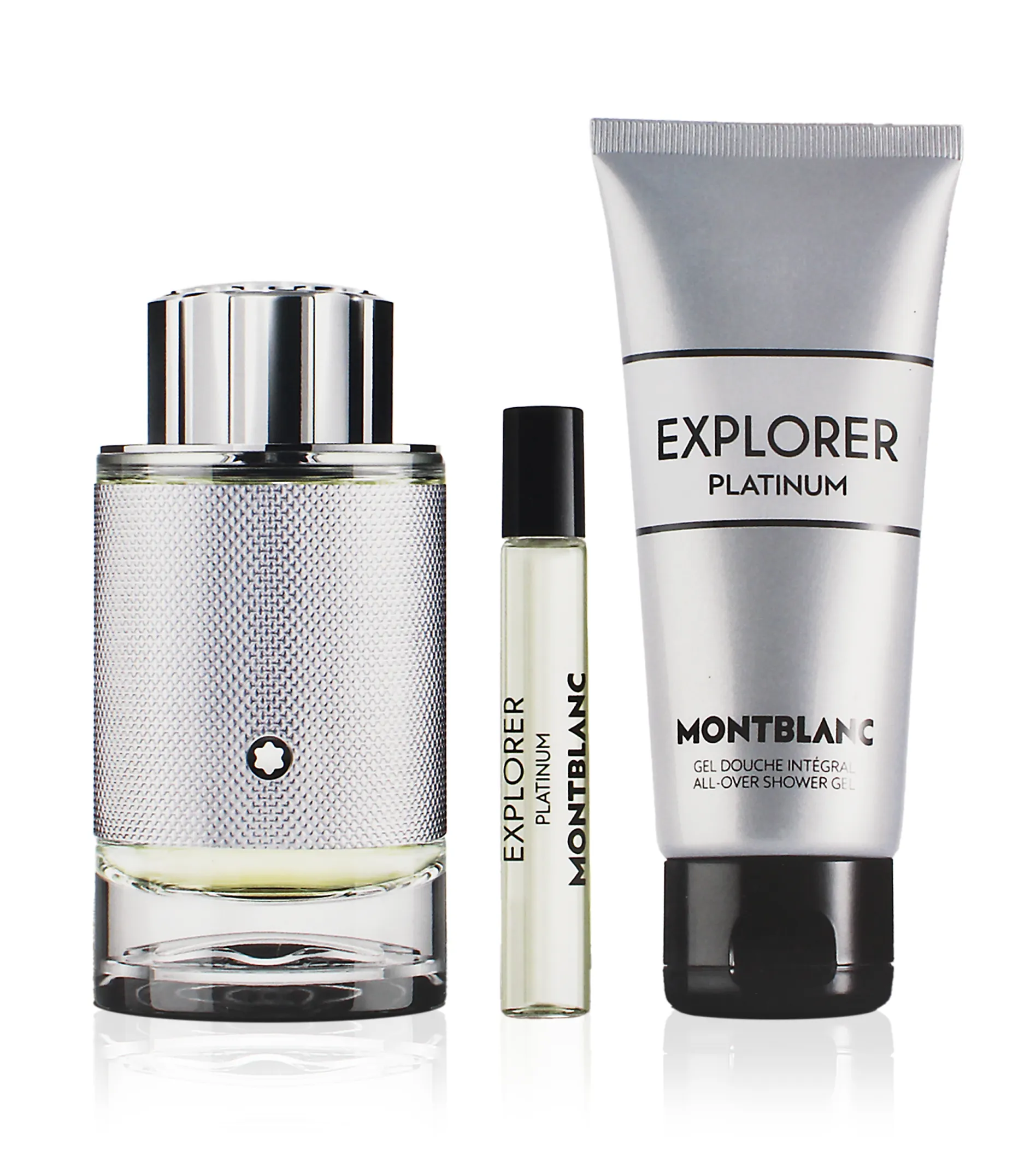 Montblanc Explorer Platinum SET M (EDP 100ml + SG 100ml + Travel Spray 7,5ml)