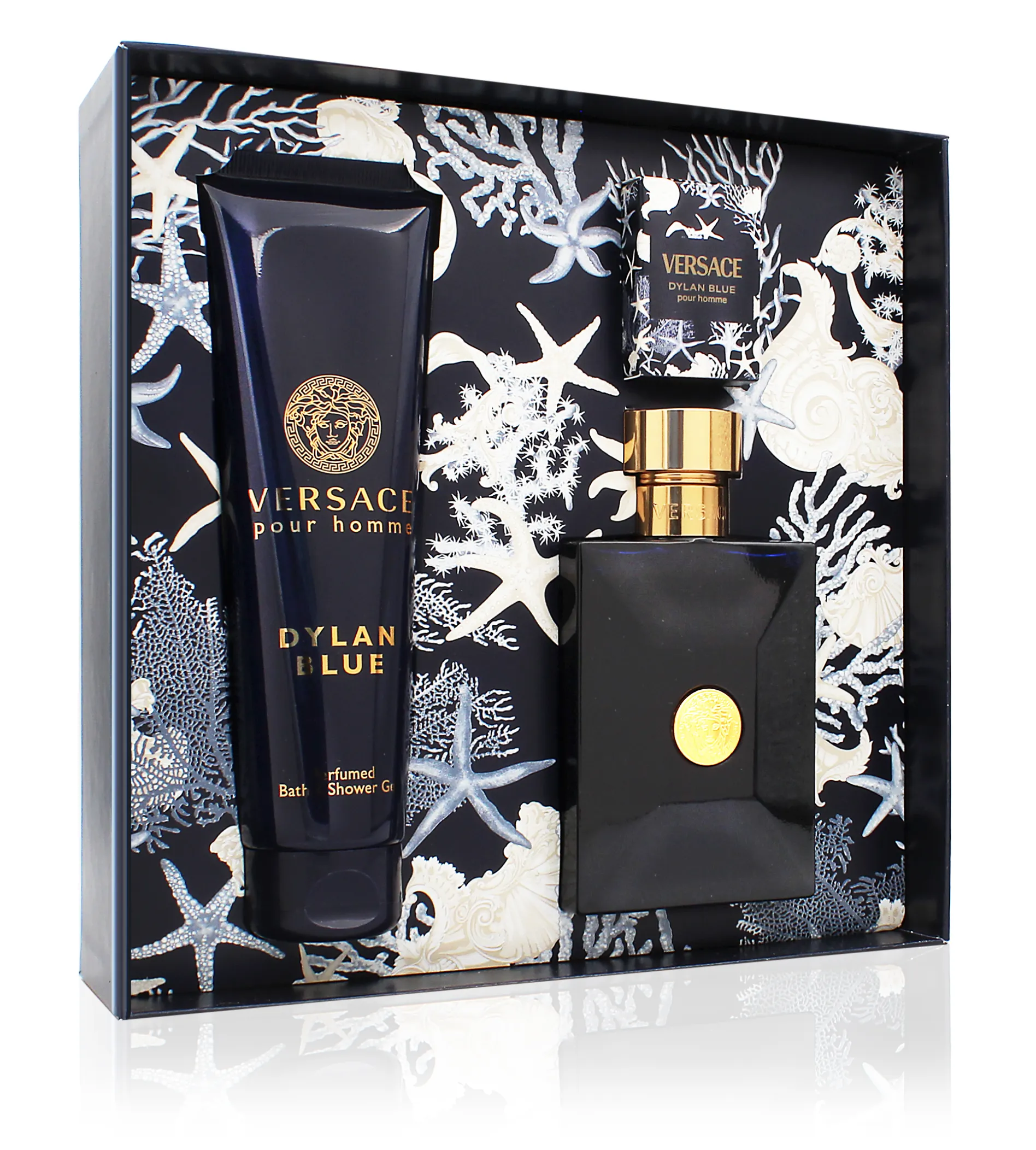Versace Dylan Blue Pour Homme SET M (EDT 100ml + SG 150ml + EDT 5ml)
