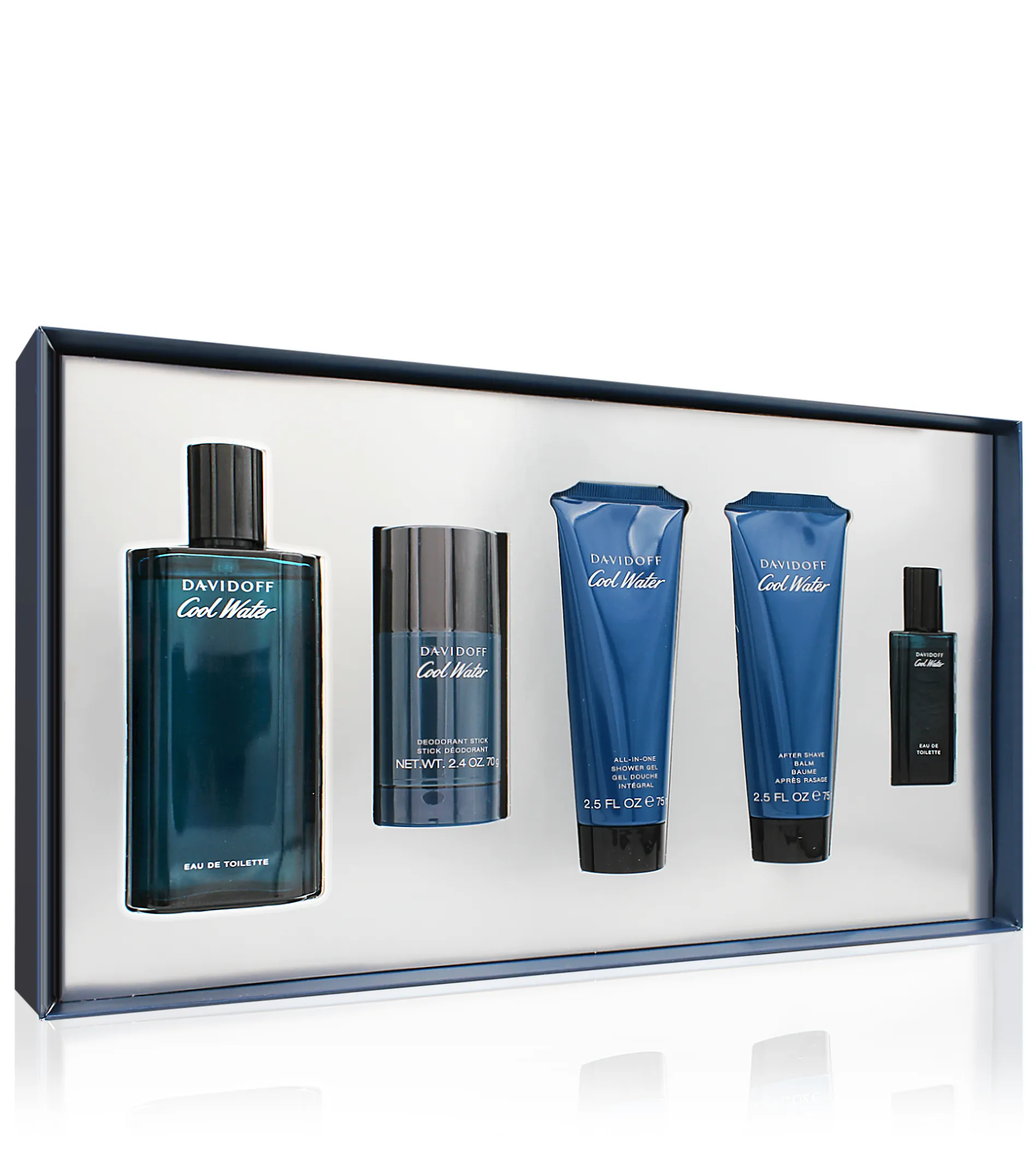 Davidoff Cool Water SET M (EDT 125ml + DEO 70g + SG 75ml + ASB 75ml + EDT 15ml)