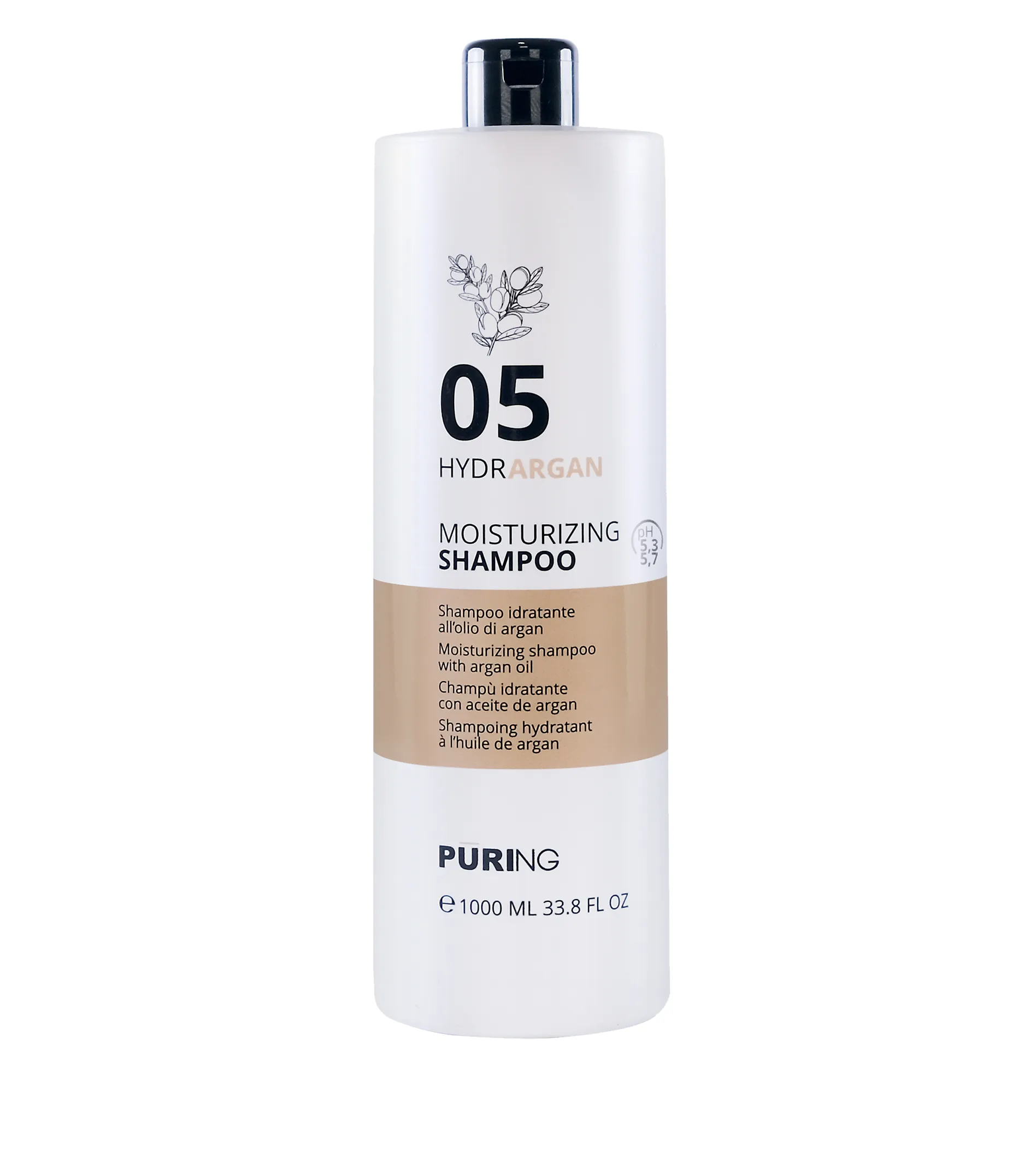 PURING 05 Hydrargan Moisturizing Shampoo 1000ml