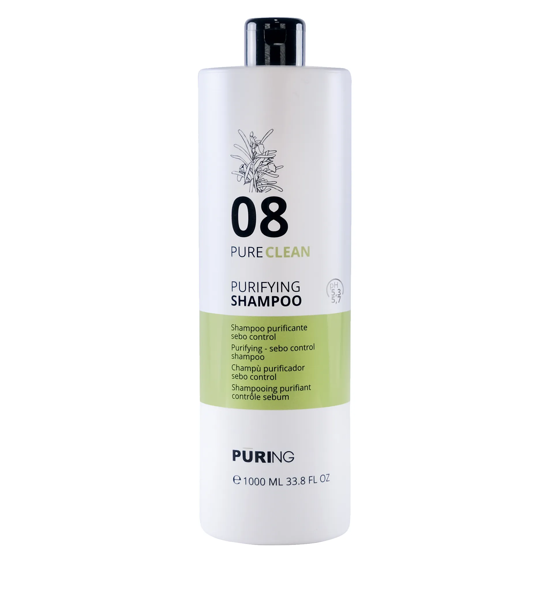 PURING 08 PureClean Purifying Shampoo 1000ml