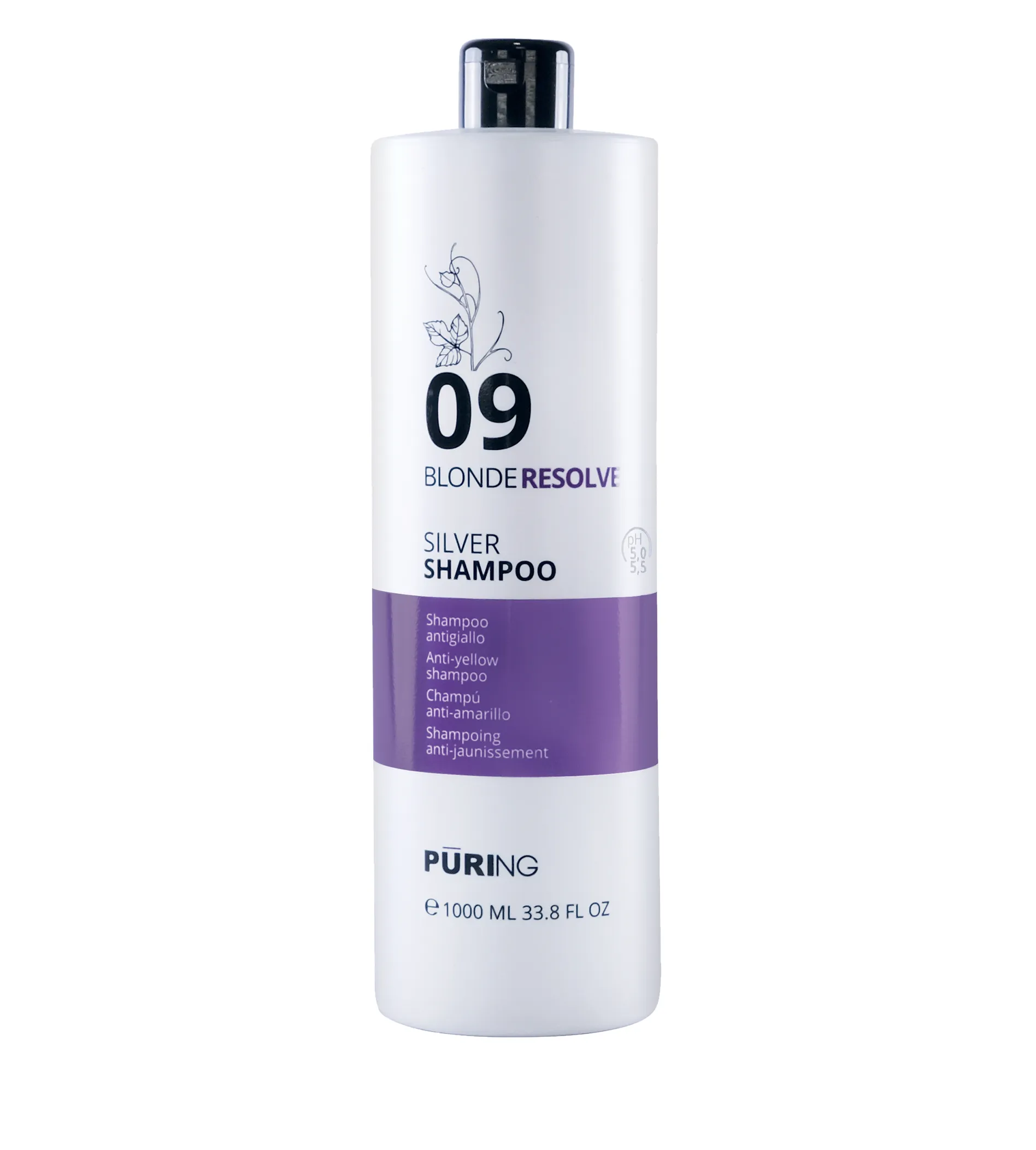 PURING 09 BlondeResolve Silver Shampoo 1000ml