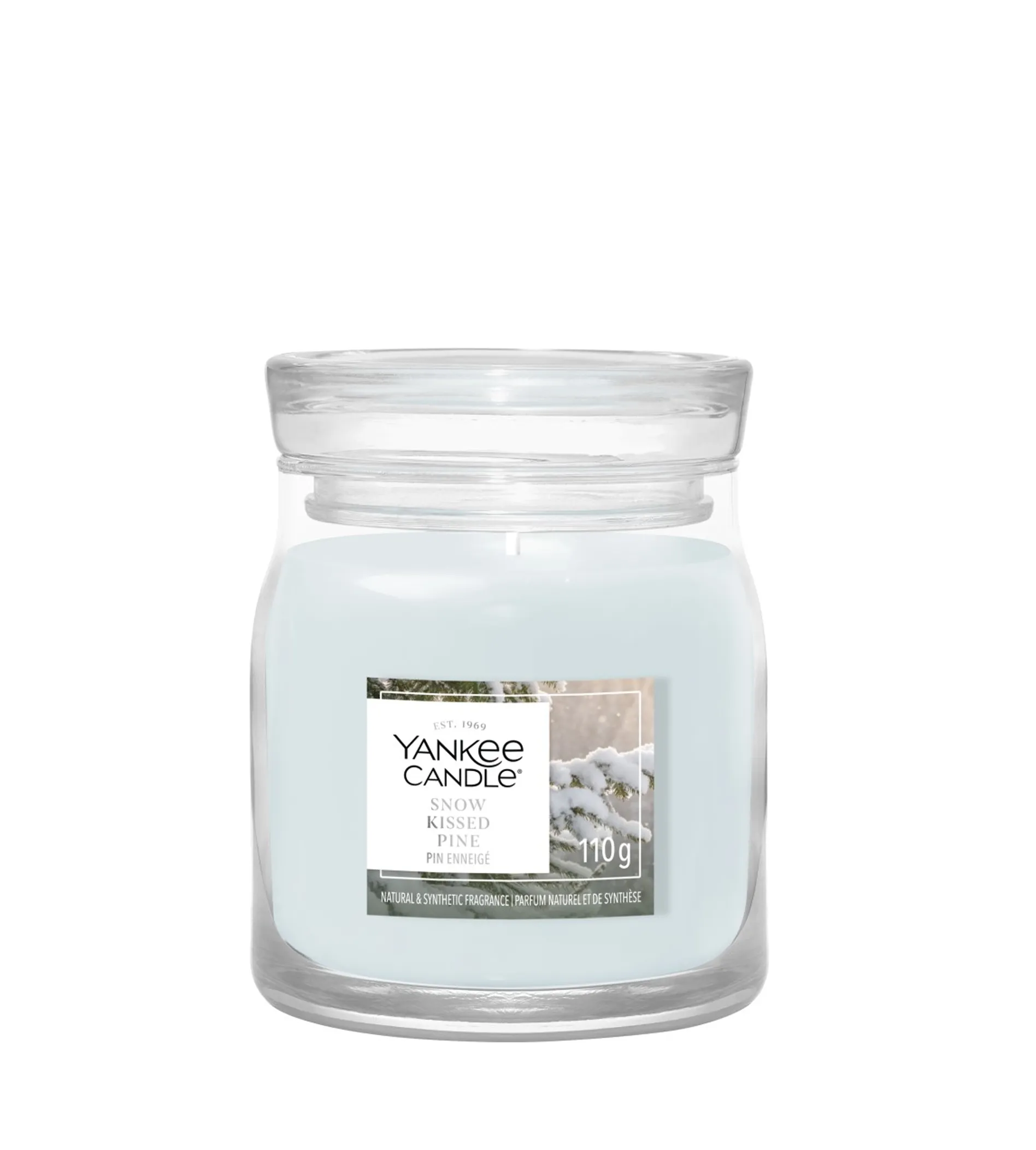Yankee Candle Snow Kissed Pine Signature Scented Candle 110g
