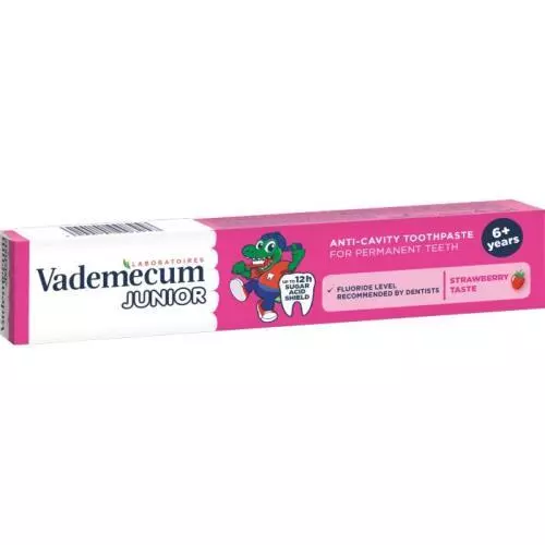 Vademecum zubní pasta junior 6+ strawberry 75ML