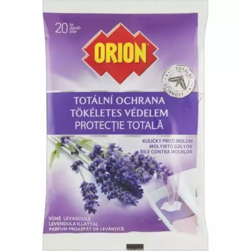 Orion kuličky proti molům levandule 20ks