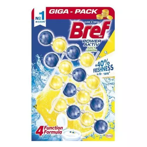 Bref Power Aktiv WC závěs 4x50g Lemon