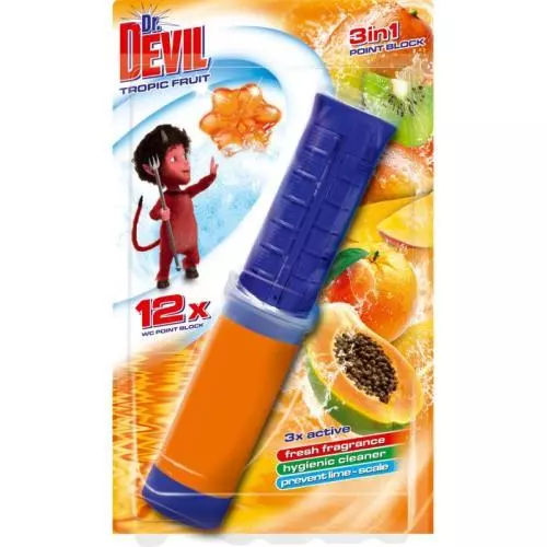 Dr. Devil WC Block Point 75ml 3v1 Tropic fruit