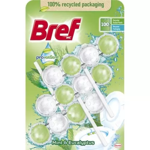 Bref ProNature WC závěs 3x50g Mint