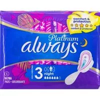 Always Ultra Platinum vložky 6ks Night