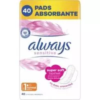 Always Ultra Quatro vložky 40ks Sensitive Normal