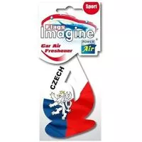 Power Air Imagine papírový osvěžovač Flag CZ Extra