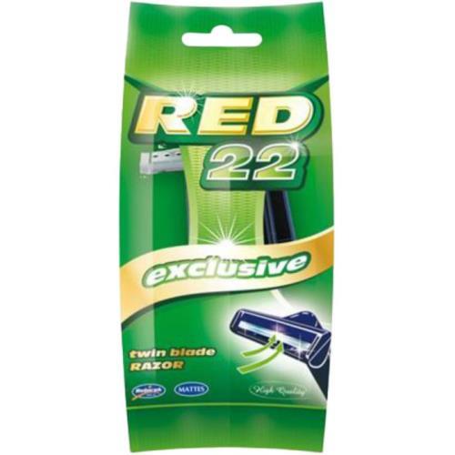 Mattes holící strojek 5ks RED 22