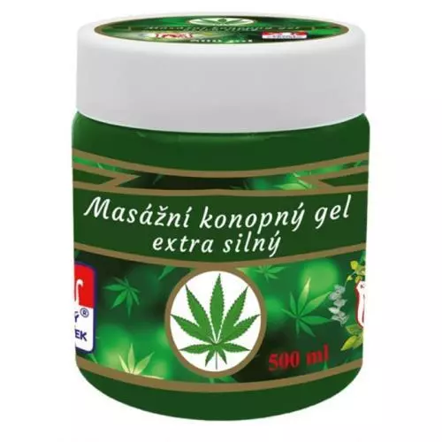 Bylinná mast Cannabis 500ml Extra silný