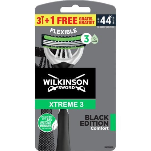 Wilkinson holicí strojek 4ks Xtreme3 Black Edition