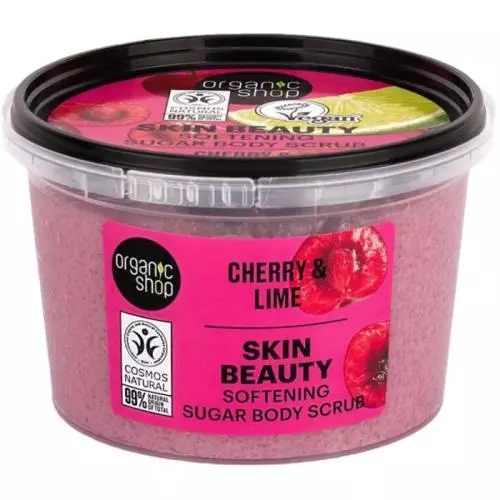 Organic Shop tělový peeling 250ml Cherry&Lime