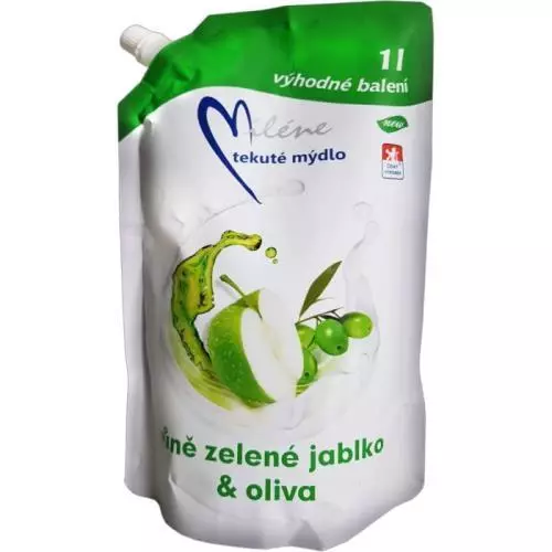 Miléne tekuté mýdlo 1L Zelené Jablko+Oliva