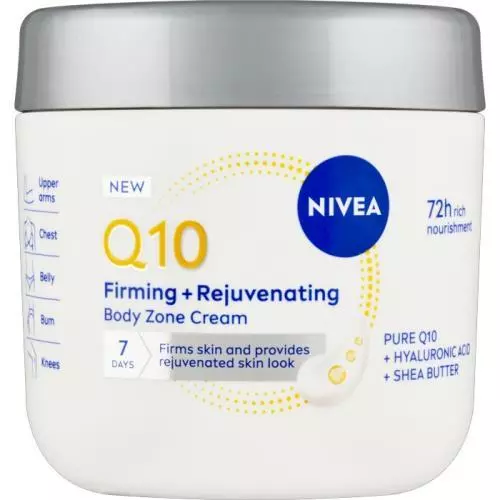Nivea tělový krém 400ml Q10 Zpevňující remodelační