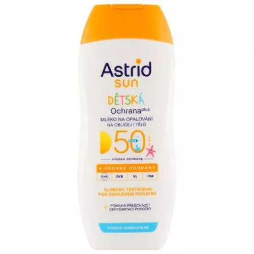 Astrid Sun Kids mléko na opalování 200ml OF50
