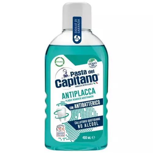 Pasta del Capitano ústní voda 400ml AntiPlacca Con Antibatterico