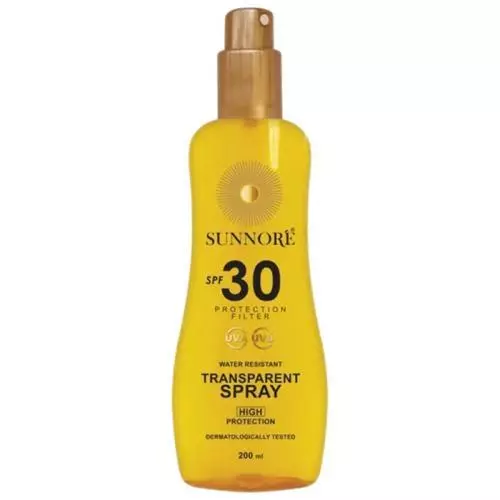 Sunnoré transparent sprej 200ml SPF30