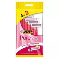 BIC Holicí strojek pure lady pink 4+2ks